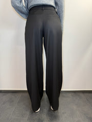 Pantalone palazzo con pences