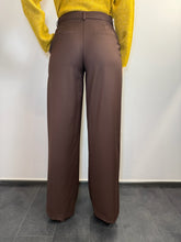 Pantalone palazzo con pences