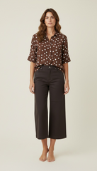 CAMICIA A POIS E JEANS LEGGERO GAUCHO