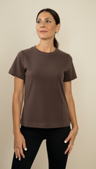 T-shirt girogola linea dritta