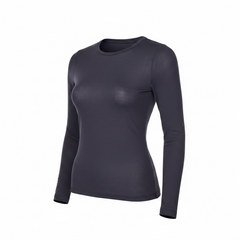 T-shirt manica lunga aderente girogola