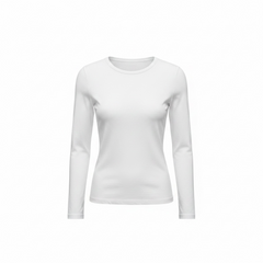 T-shirt manica lunga aderente girogola