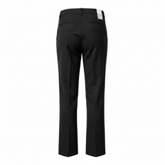 Pantalone gamba larga cintura sartoriale