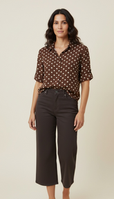 Jeans leggero gaucho elasticizzato