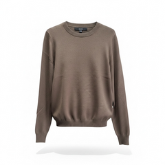 Maglia rasata a girocollo linea dritta