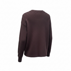 Maglione a costine verticali