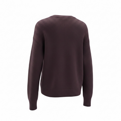 Maglione a costine verticali