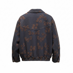 Giacca Cargo Donna Cropped Floreale