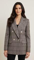 Blazer Doppiopetto check