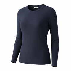 Maglione girocollo in maglia rasata