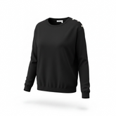 Maglia stondata sotto con bottoni spalle