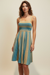 Abito corto in lurex