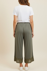 PANTALONE LARGO CON ORLO TRAFORATO - image 2