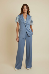 Gilet monopetto lungo