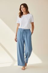 PANTALONE EFFETTO DENIM LEGGERO