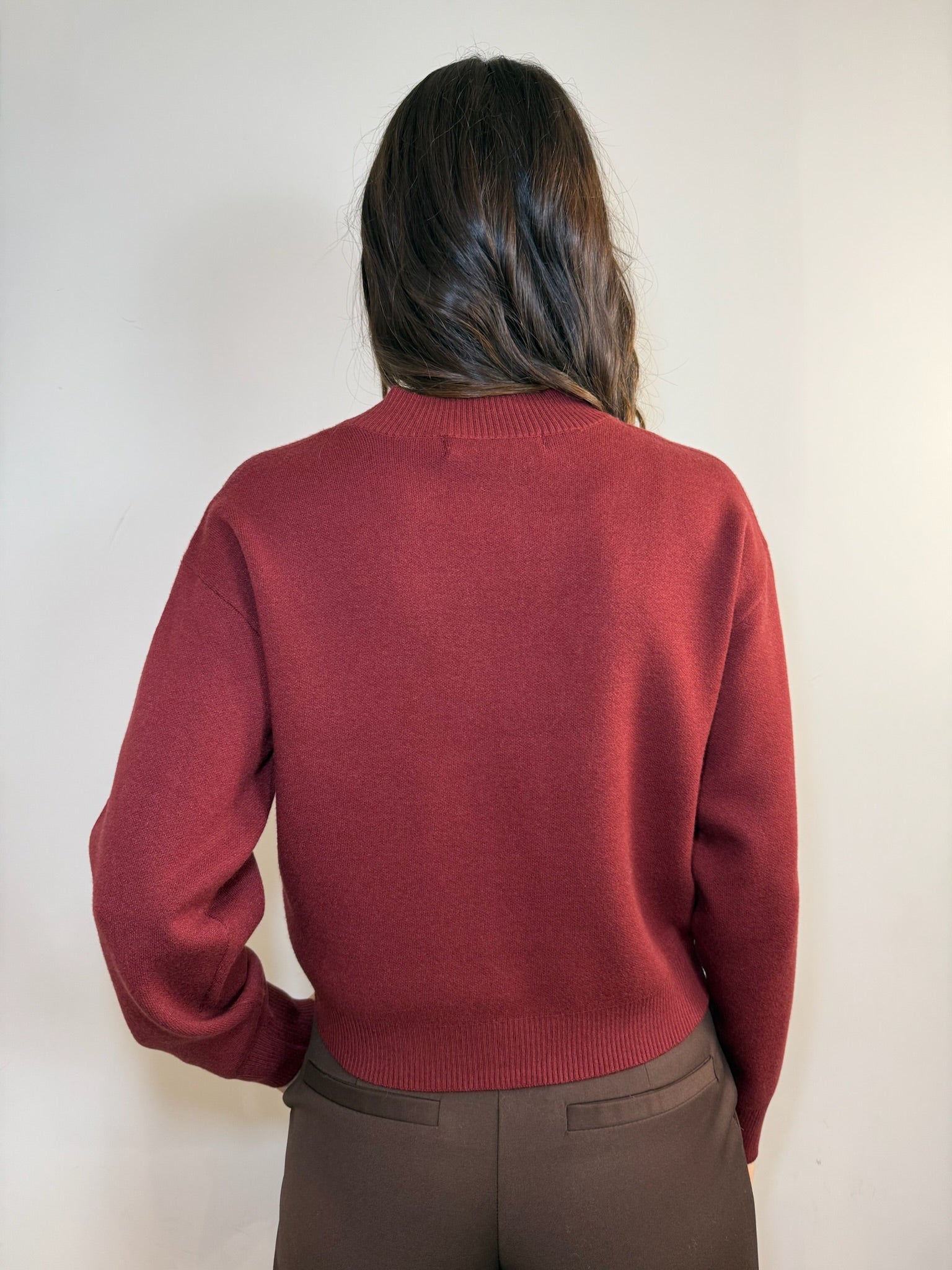 CARDIGAN CORTO MANICA LUNGA A 3 BOTTONI - image 6