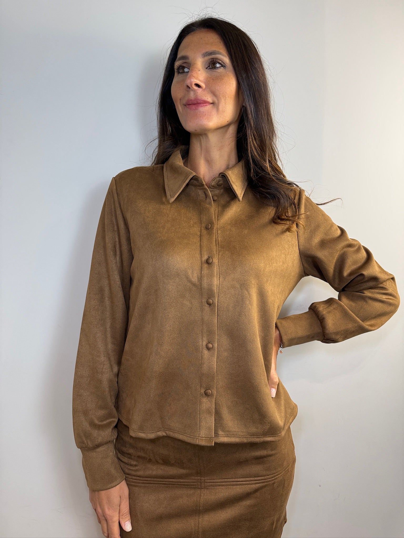 CAMICIA IN DAINETTO 