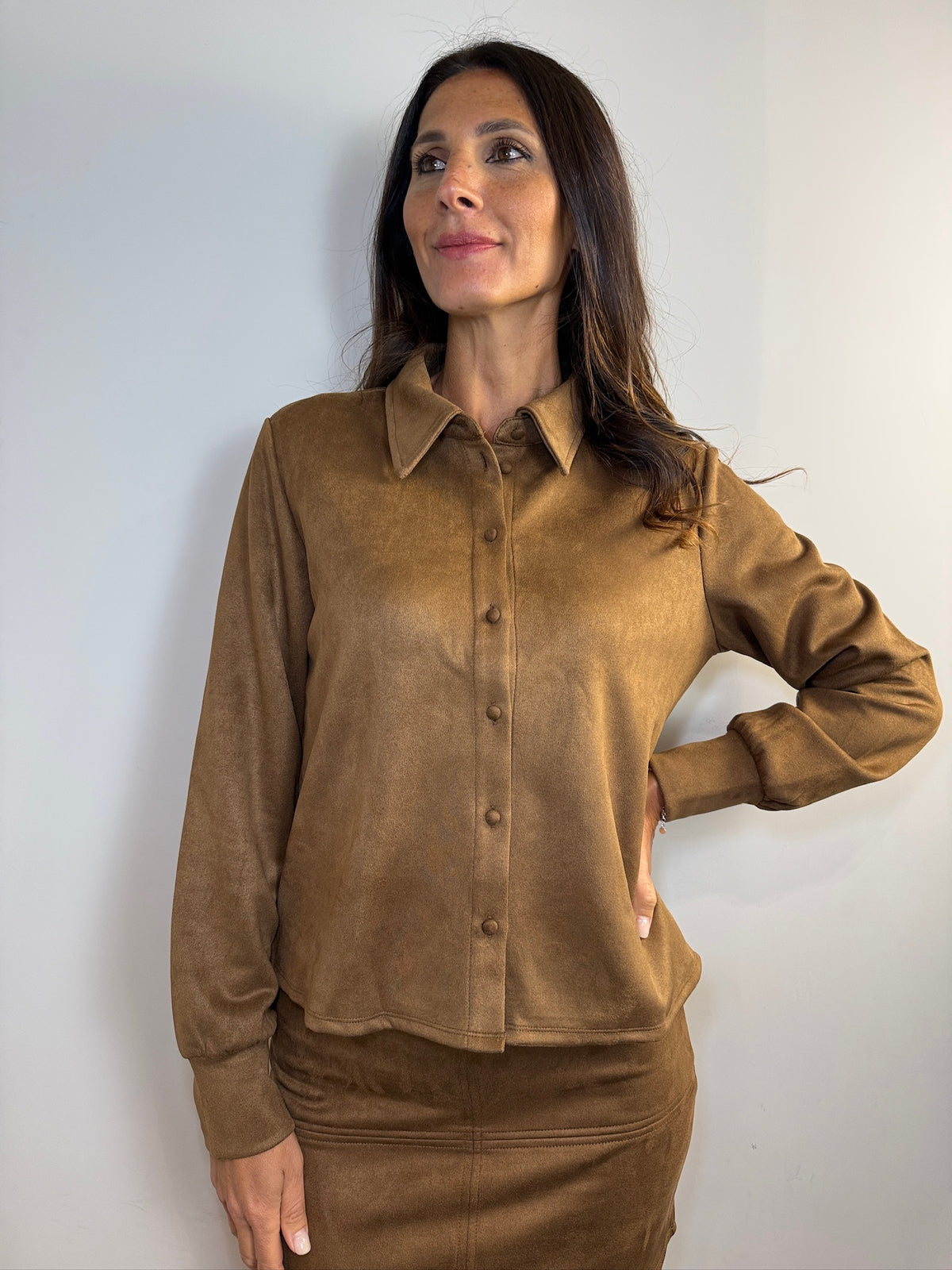 CAMICIA IN DAINETTO 