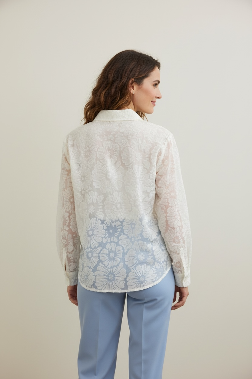CAMICIA IN VELO FANTASIA FLOREALE - image 3