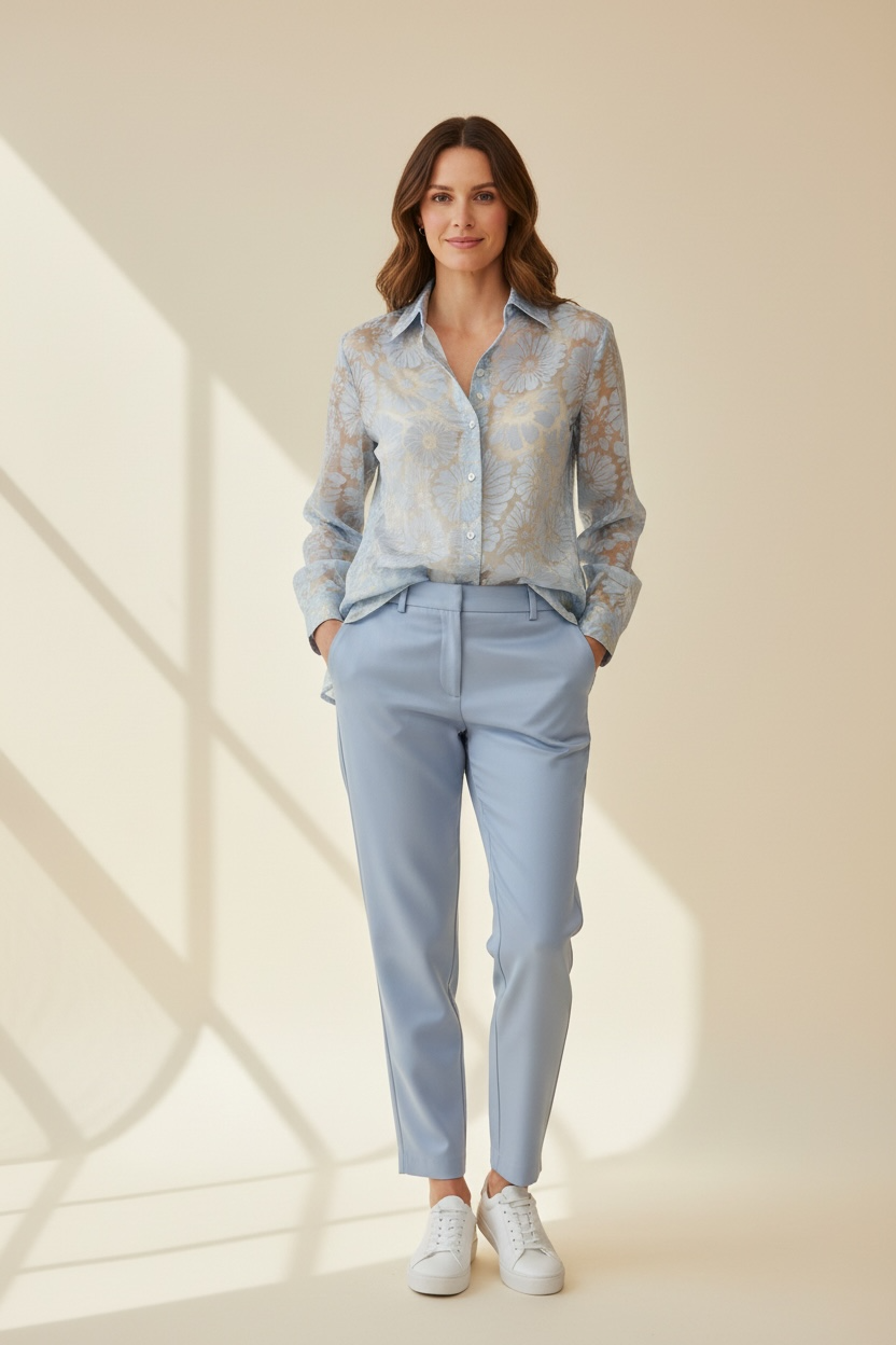 CAMICIA IN VELO FANTASIA FLOREALE - image 5
