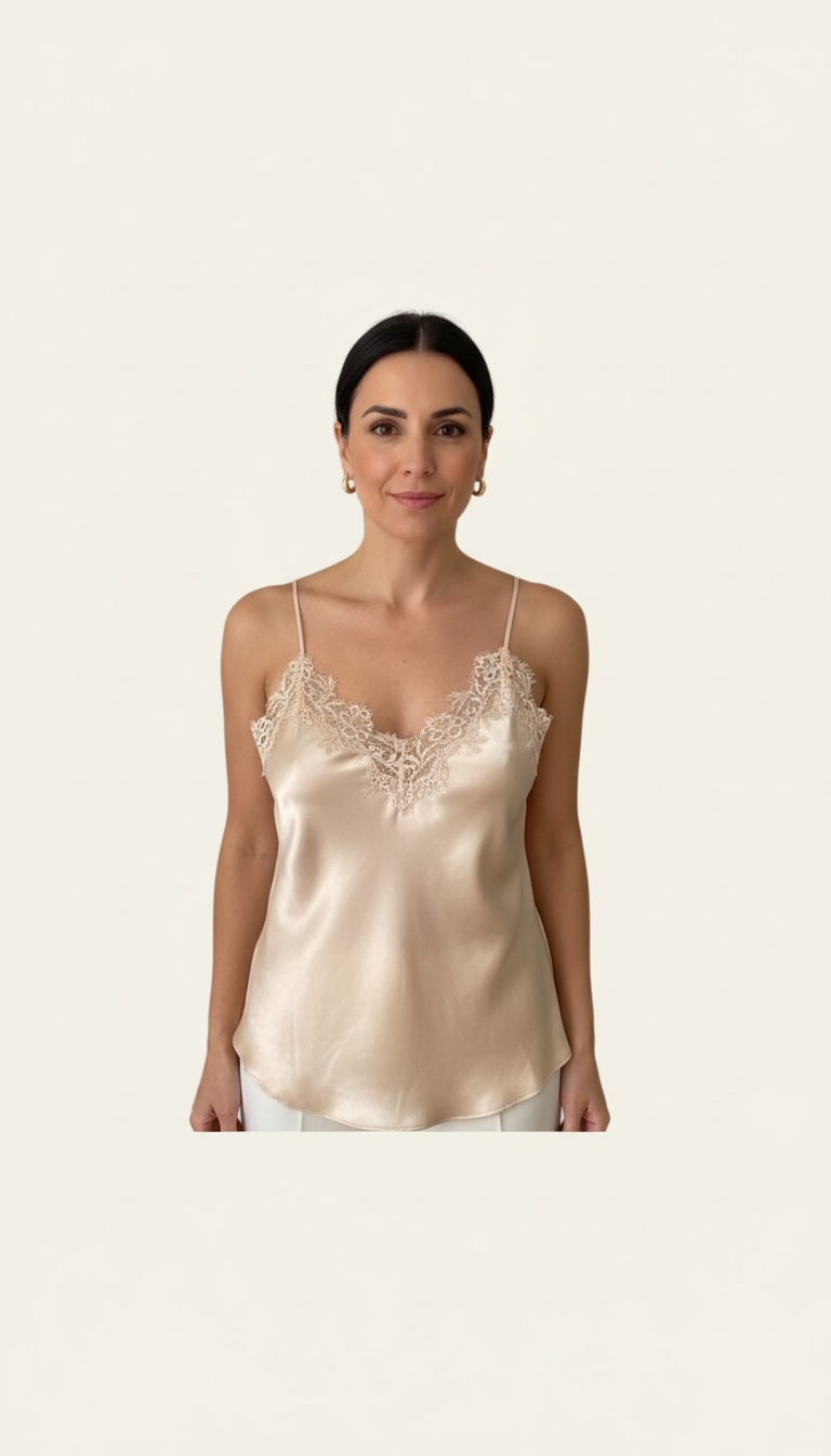 TOP CON INSERTI IN PIZZO