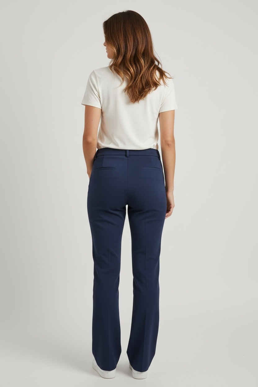 Pantalone a palazzo in raso