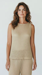 Top microrete con paillettes luminose