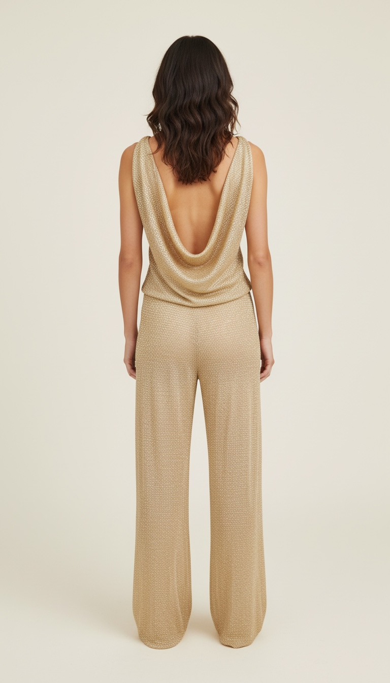 Top microrete con paillettes luminose