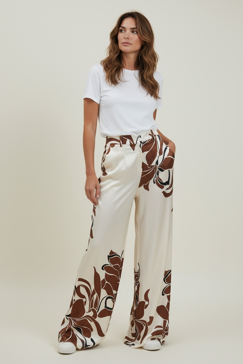 PANTALONE A PALAZZO EFFETTO GONNA