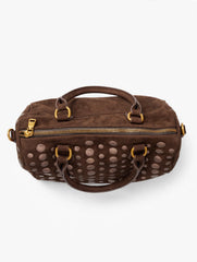 BAULETTO IN CAMOSCIO CON BORCHIE