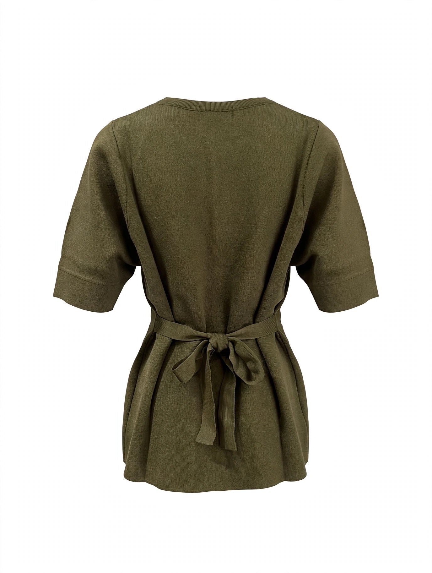 MAGLIA CON CINTURA IN VITA ANNODABILE