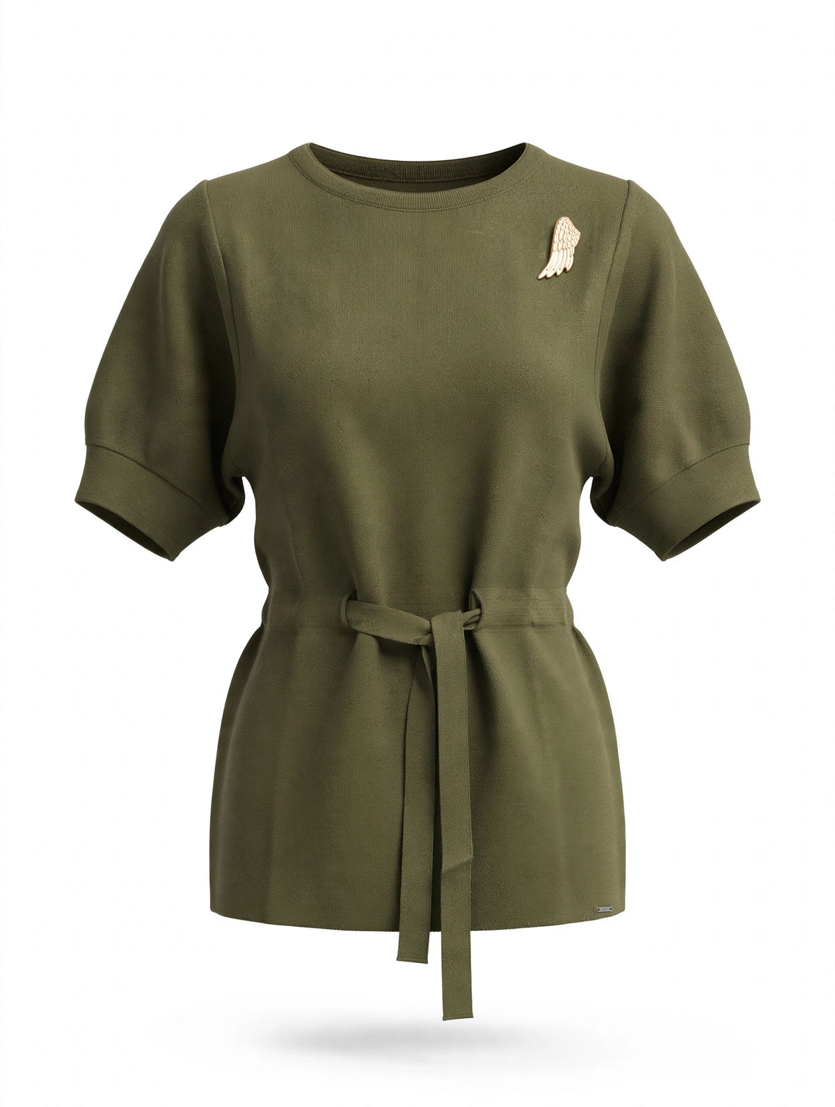 MAGLIA CON CINTURA IN VITA ANNODABILE