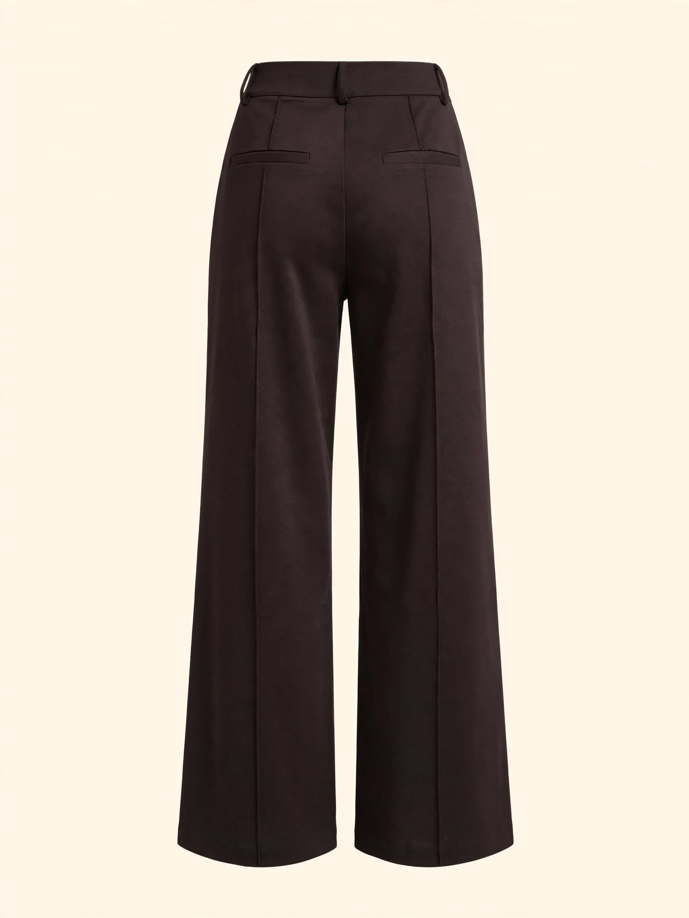Pantalone a palazzo wide leg a piega