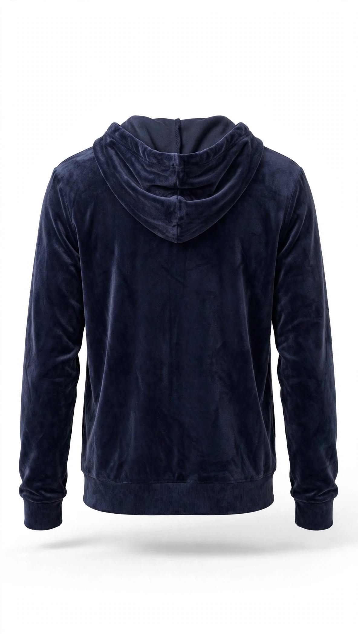 Tuta in ciniglia velluto, felpa zip+ pantalone palazzo