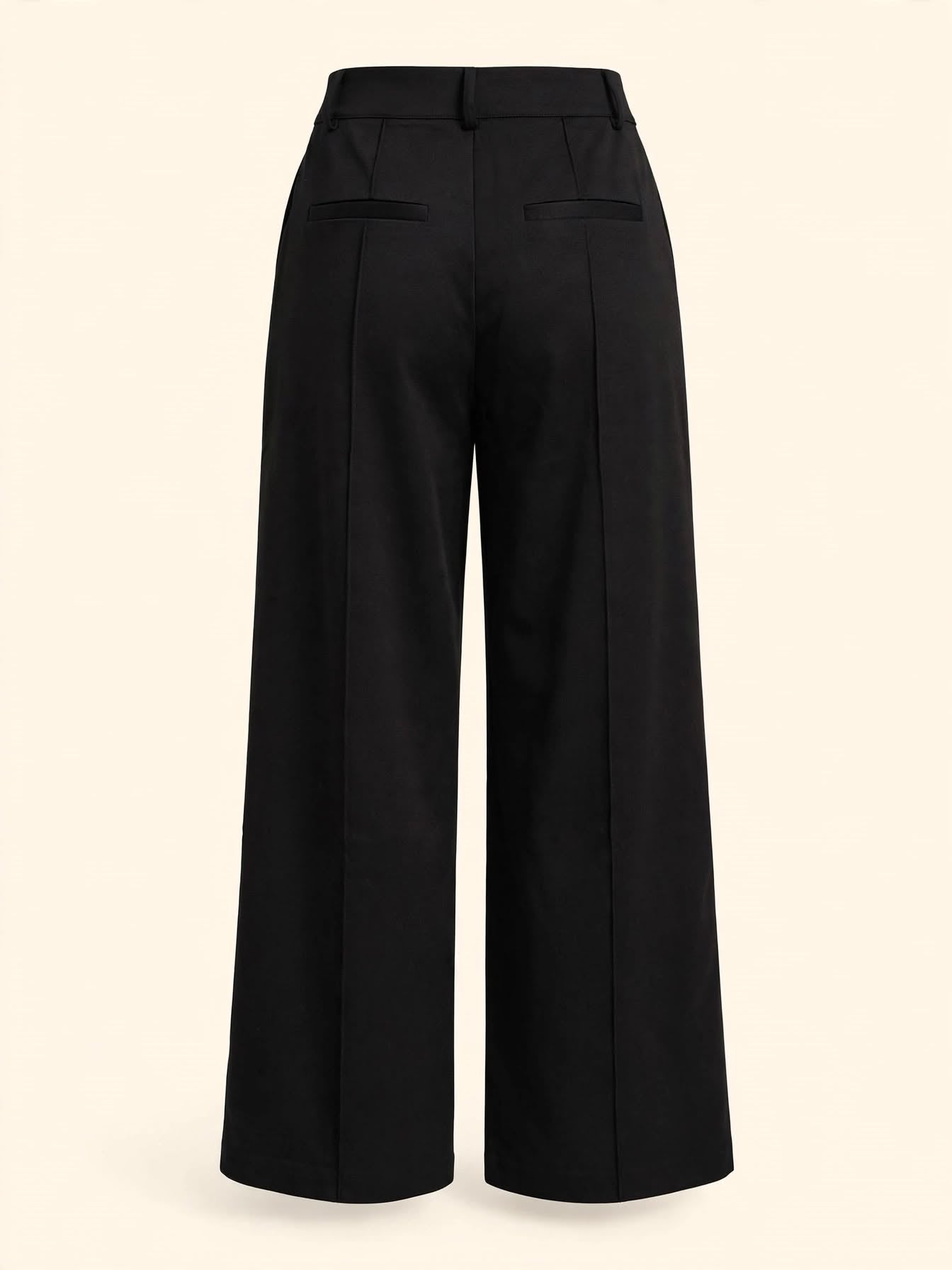 Pantalone a palazzo wide leg a piega