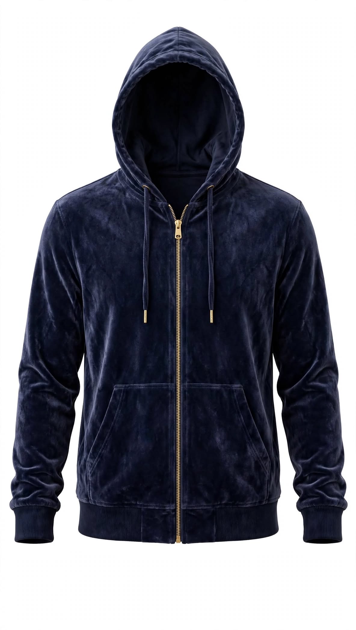 Tuta in ciniglia velluto, felpa zip+ pantalone palazzo