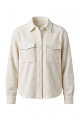 Camicia in velluto a costine con taschini