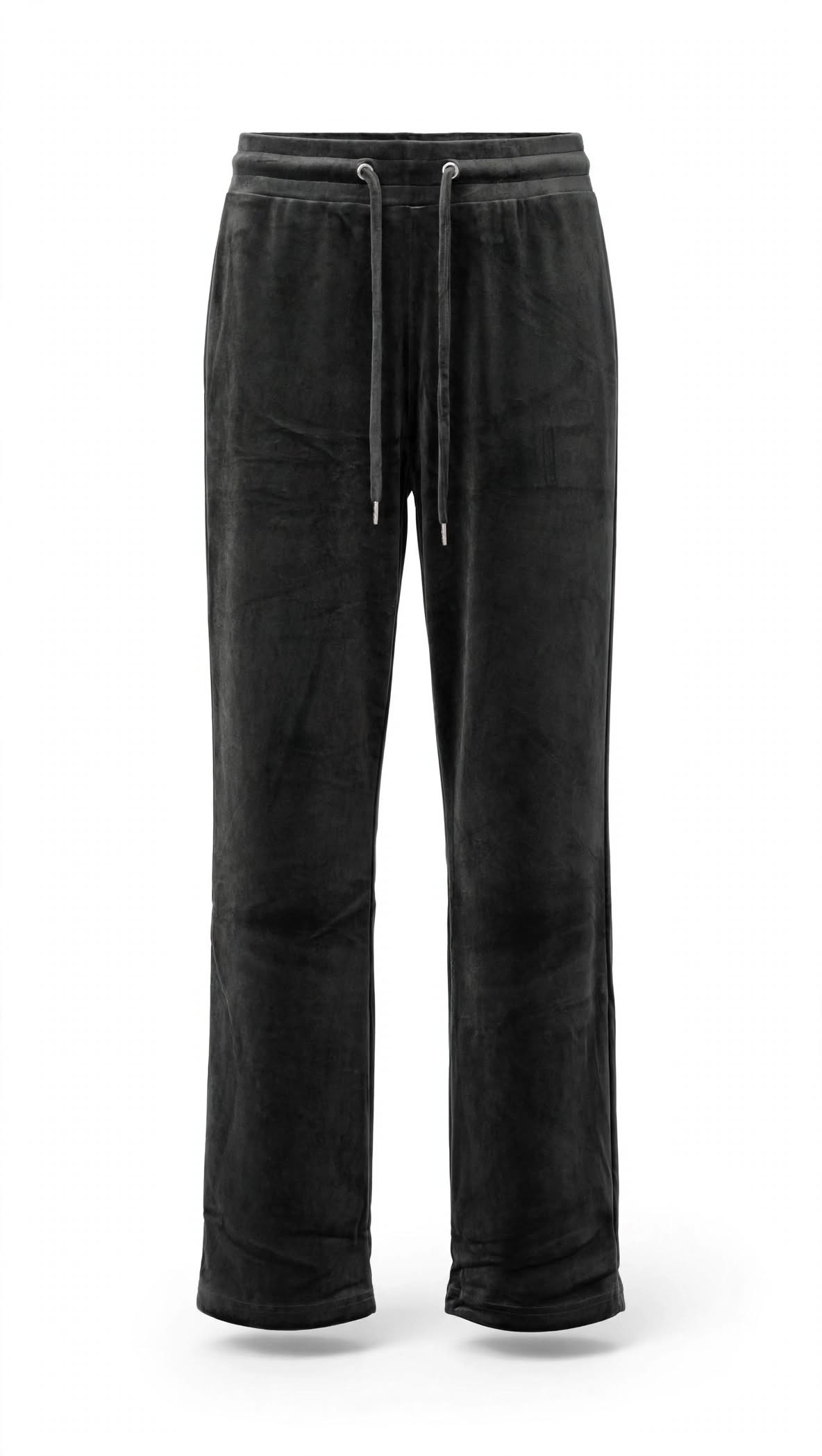Tuta in ciniglia velluto, felpa zip+ pantalone palazzo