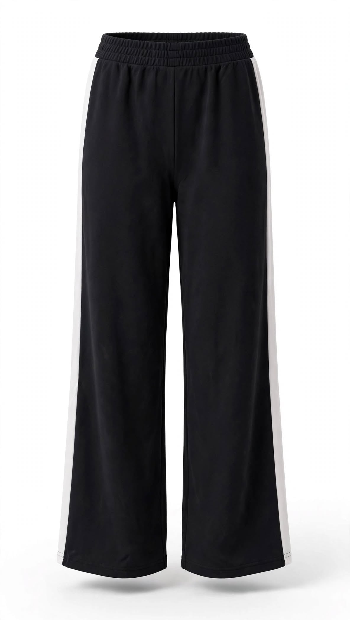 Pantalone gamba larga con elastico