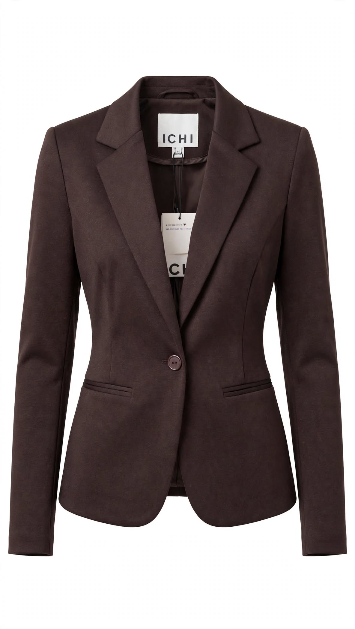Blazer donna sfiancato monopetto
