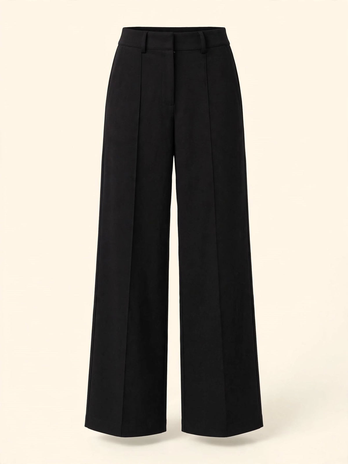 Pantalone a palazzo wide leg a piega