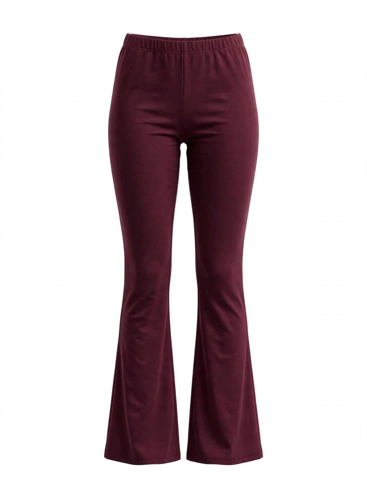 Pantalone punto milano vita alta elastico