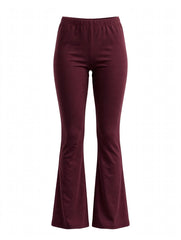 Pantalone punto milano vita alta elastico