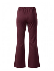 Pantalone punto milano vita alta elastico