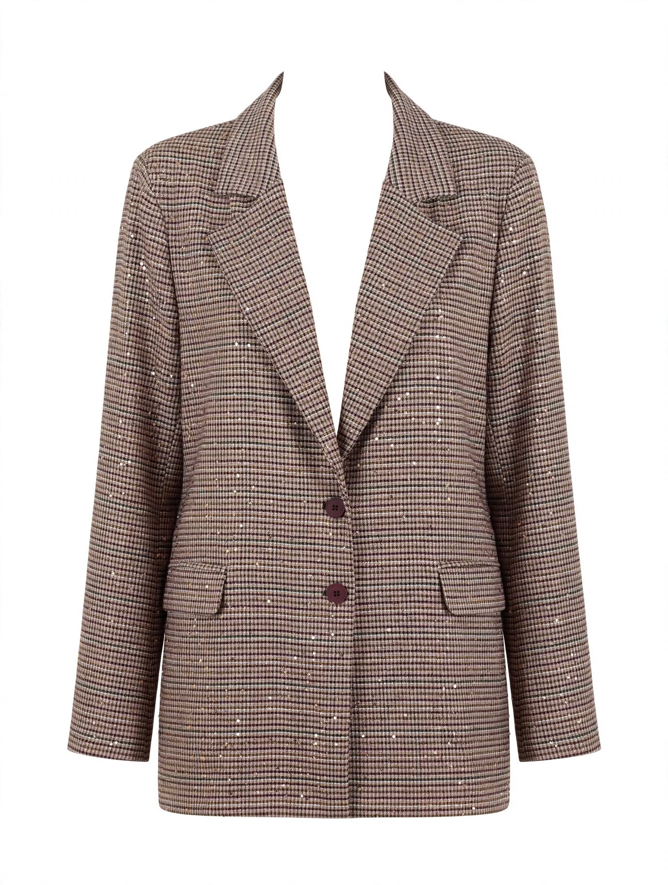 Giacca oversize con paillettes