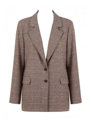 Giacca oversize con paillettes
