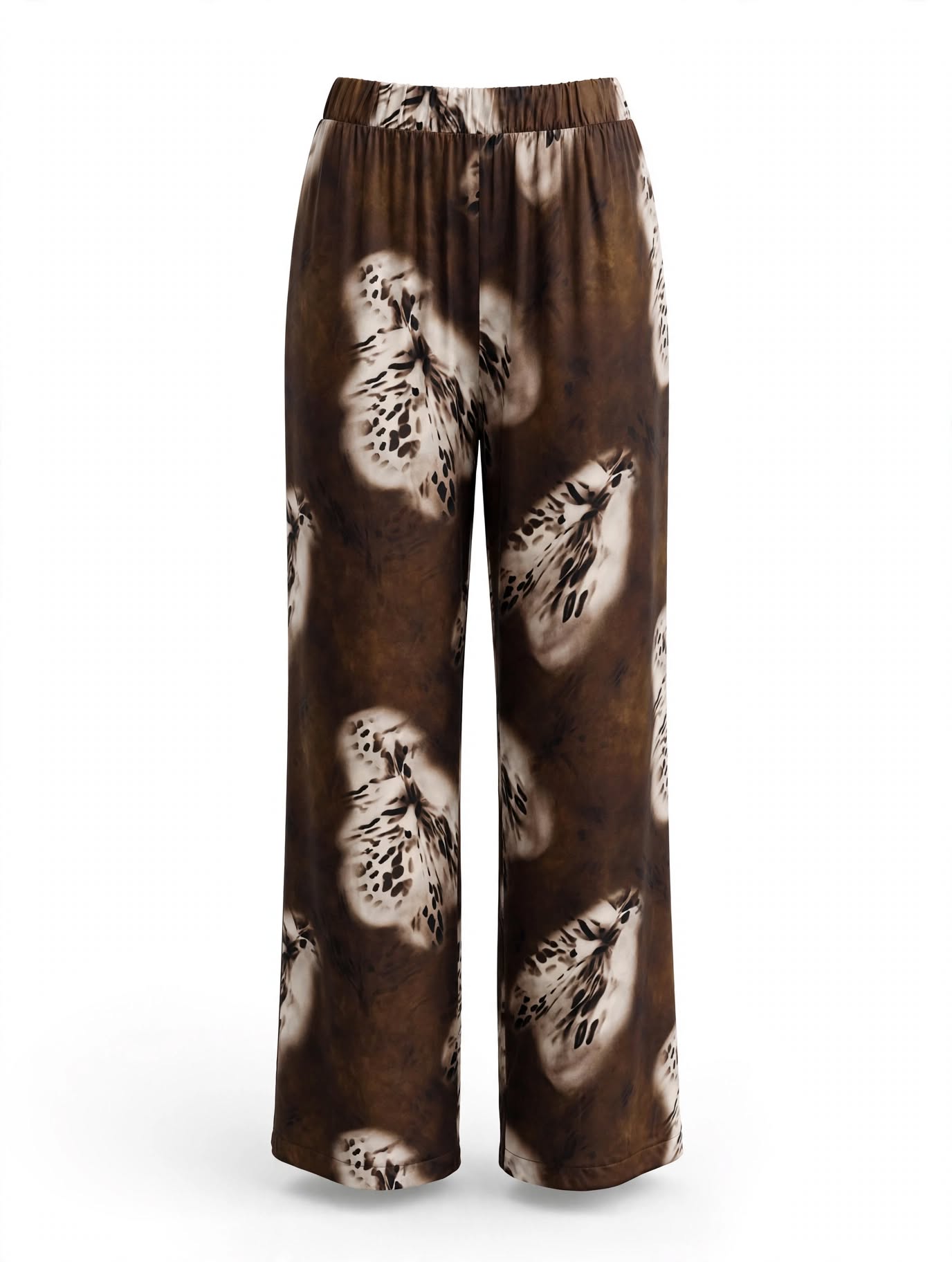Pantalone fantasia a palazzo largo