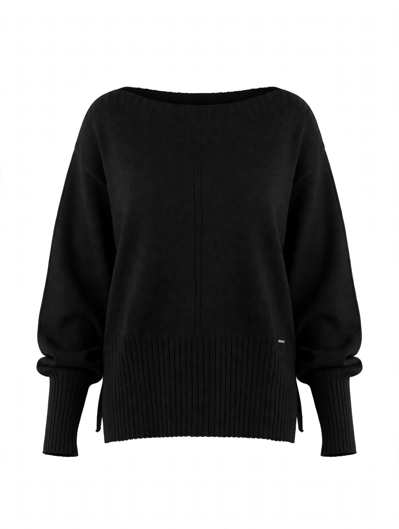 MAGLIONE OVERSIZE CON SCOLLO A BARCA
