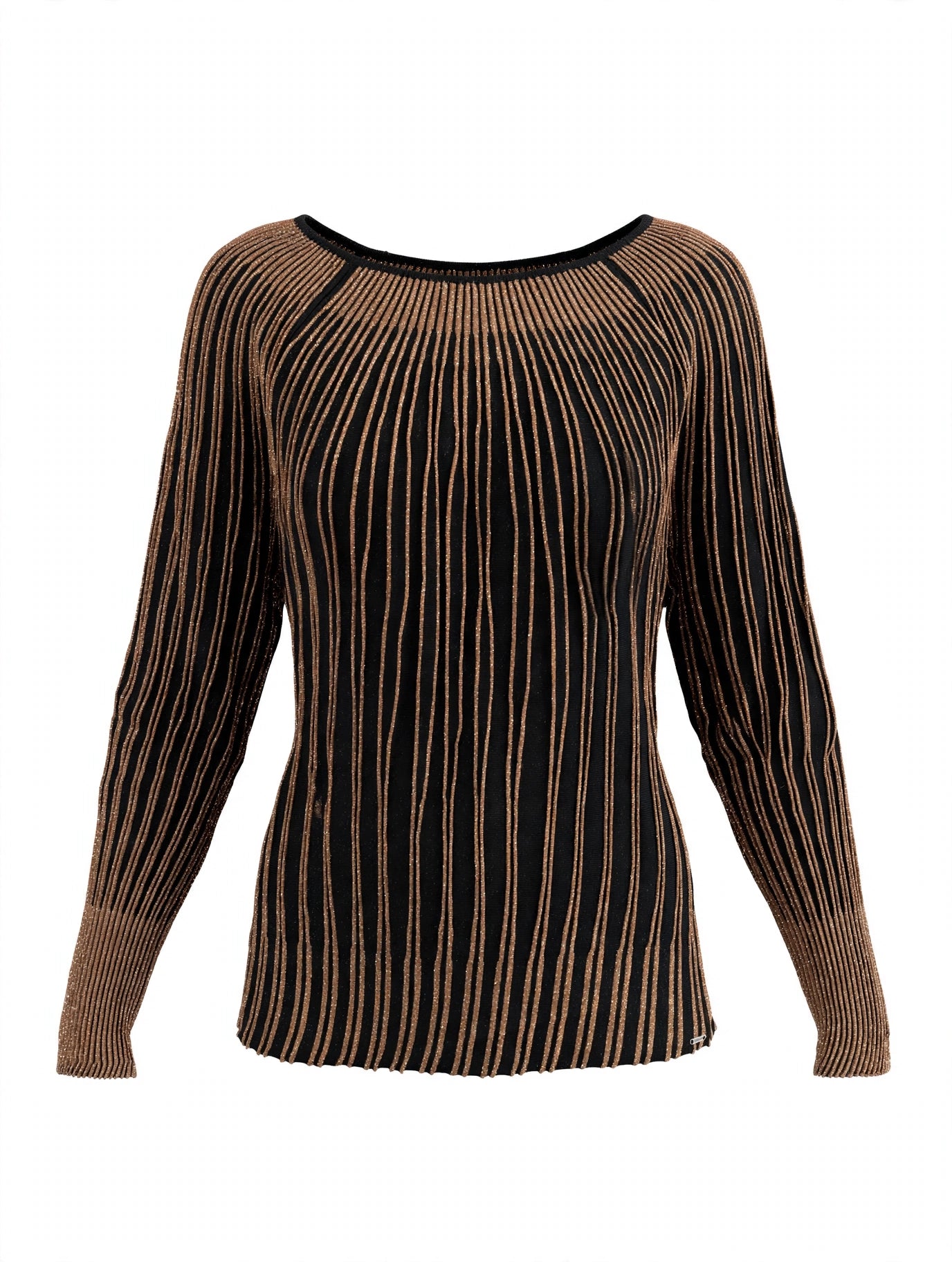 MAGLIA PLISSETTATA IN LUREX