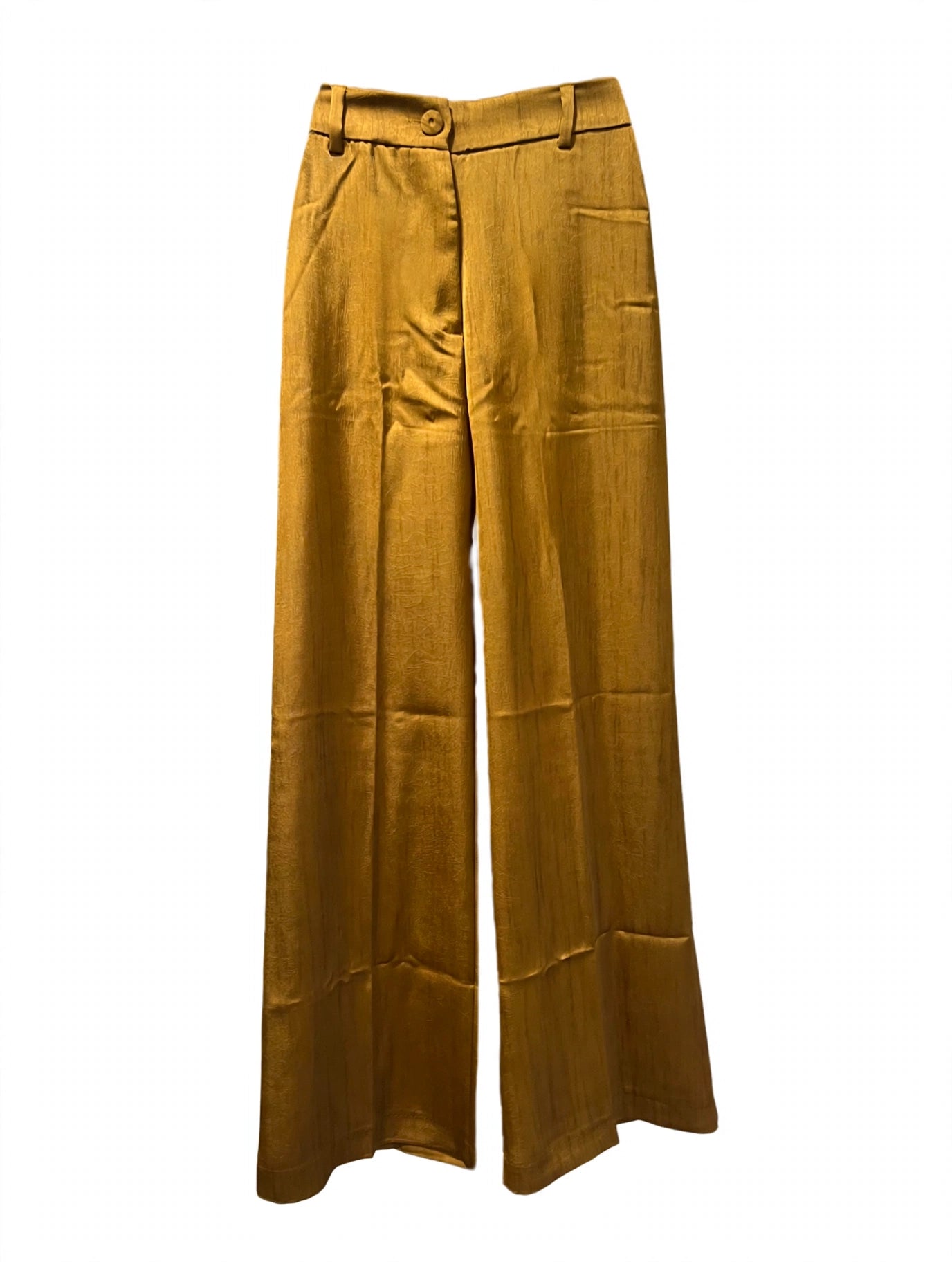 PANTALONE A PALAZZO DONNA EFFETTO RASO